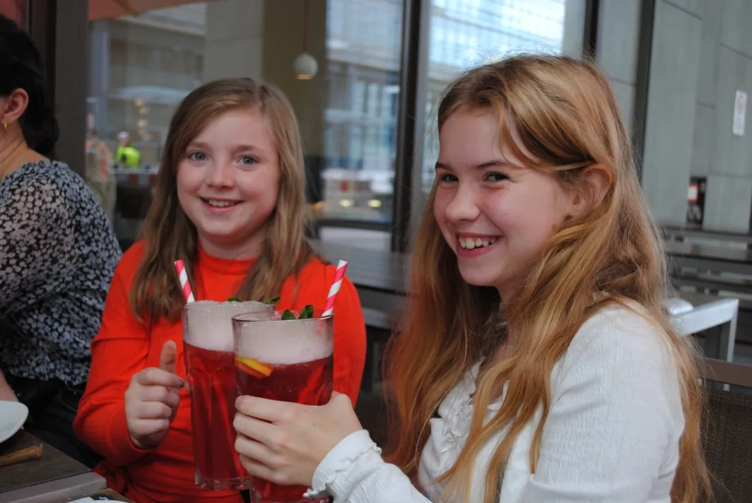 Eine Erfrischung muss