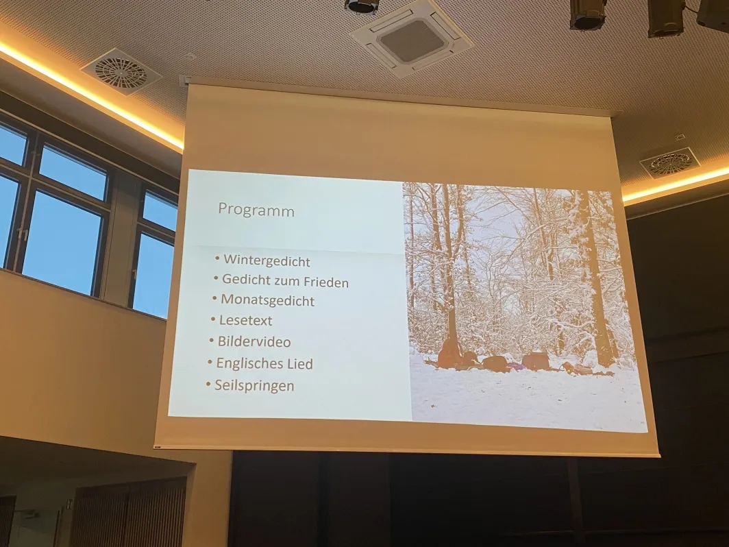 Das Programm ließ keine Wünsche offen. Neben unterschiedlichsten Gedichten,