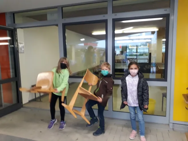 Alle packen tatkräftig mit